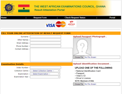 Steps for WAEC WASSCE Attestation of results and Cost involved